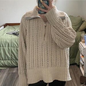 Comfy cable knit sweater